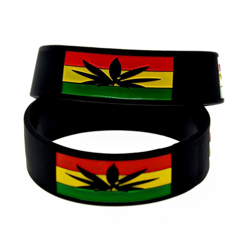 acheter Bracelet Rasta Silicone | Rasta-Lion™