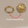 Bague astronomique 2019 Hot Creative Astronomical Sphere Ball Rings Cosmic Finger Ring Complex Rotating Variable Form Pendant Ring Jewelry Gift | Rasta-Lion™ : Magasin Rasta en Ligne