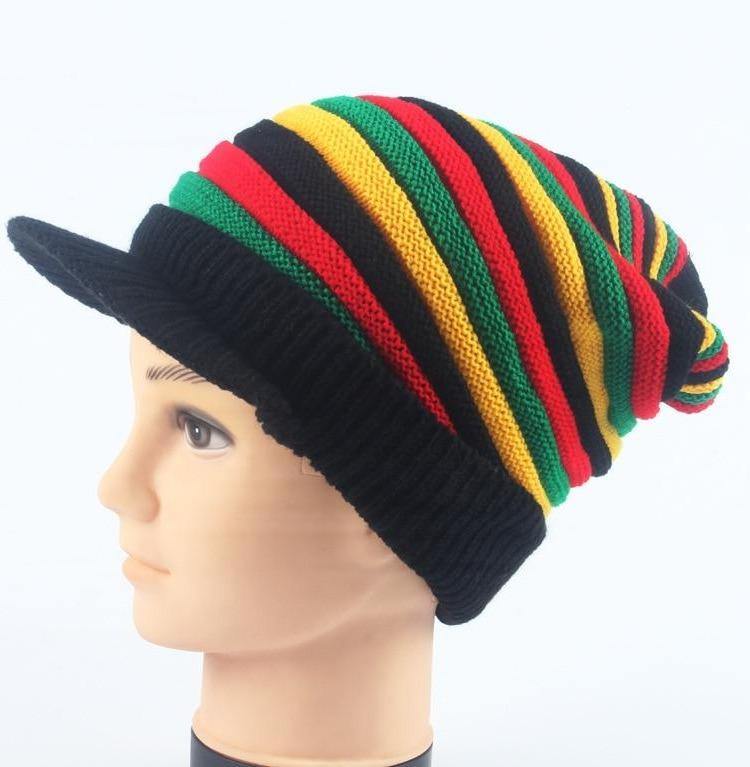 Bonnet avec Visiere Rasta (Unisex) | Rasta-Lion - La Boutique Rasta.