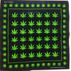 Bandana Rasta Chanvre noir et petite feuilles | Rasta Lion