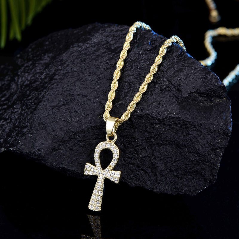 Pendentif croix des rastas ou clef ansée | Rasta-Lion