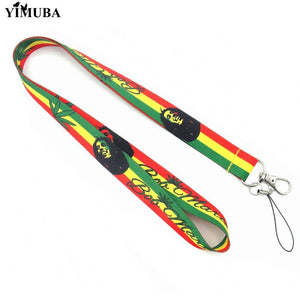 Décoration Rasta <br> Cordon Téléphone Bandoulière | Rasta-Lion™ : Magasin Rasta en Ligne