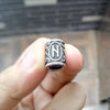 Perles Cheveux Viking Rune Hagalaz Argent | Rasta Lion