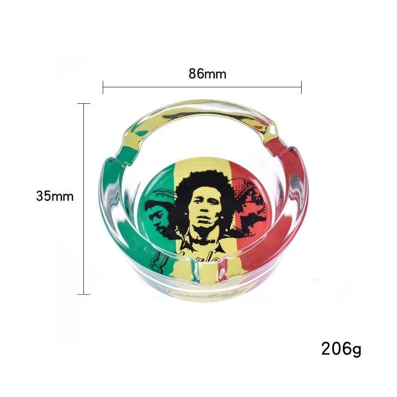 Cendrier Bob Marley dimentions | Rasta-Lion