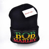Bonnet Bob Marley Unisex, Noir | Rasta-Lion™ - La Boutique Rasta.