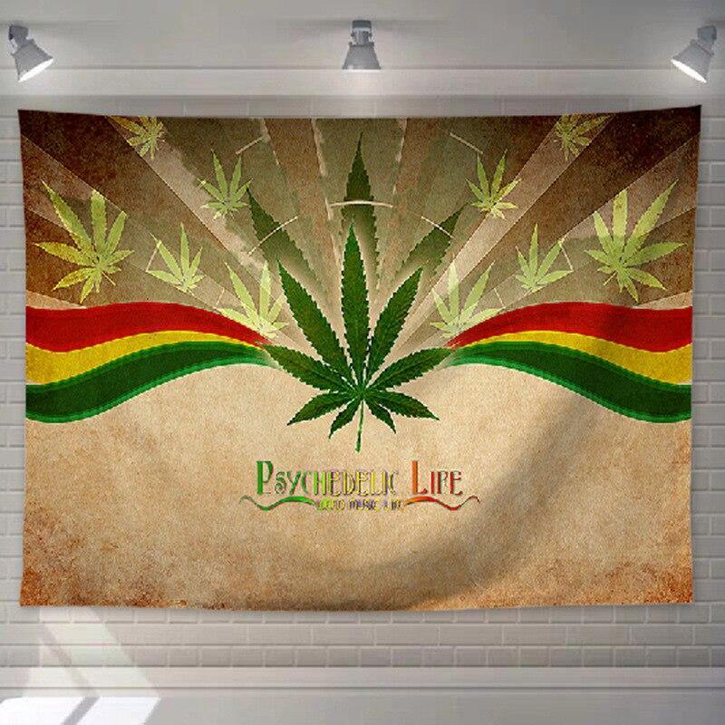 Tenture Rastafari psychédélique | Rasta Lion