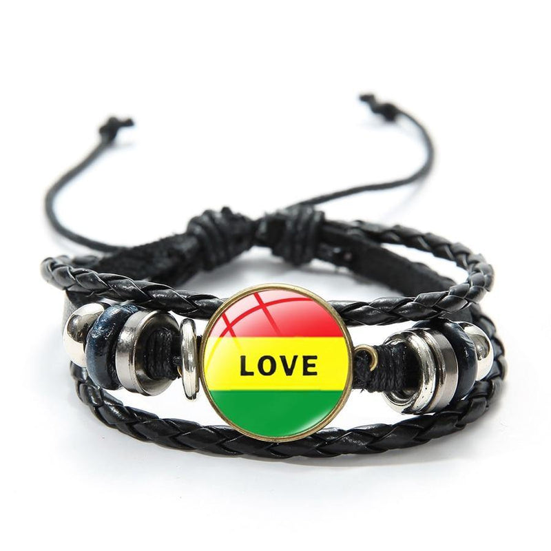Bracelet Rasta <br> Bracelet Bob Marley | Rasta-Lion™ : Magasin Rasta en Ligne