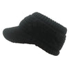Casquette Laine Femme Ouverte noire | Rasta-Lion
