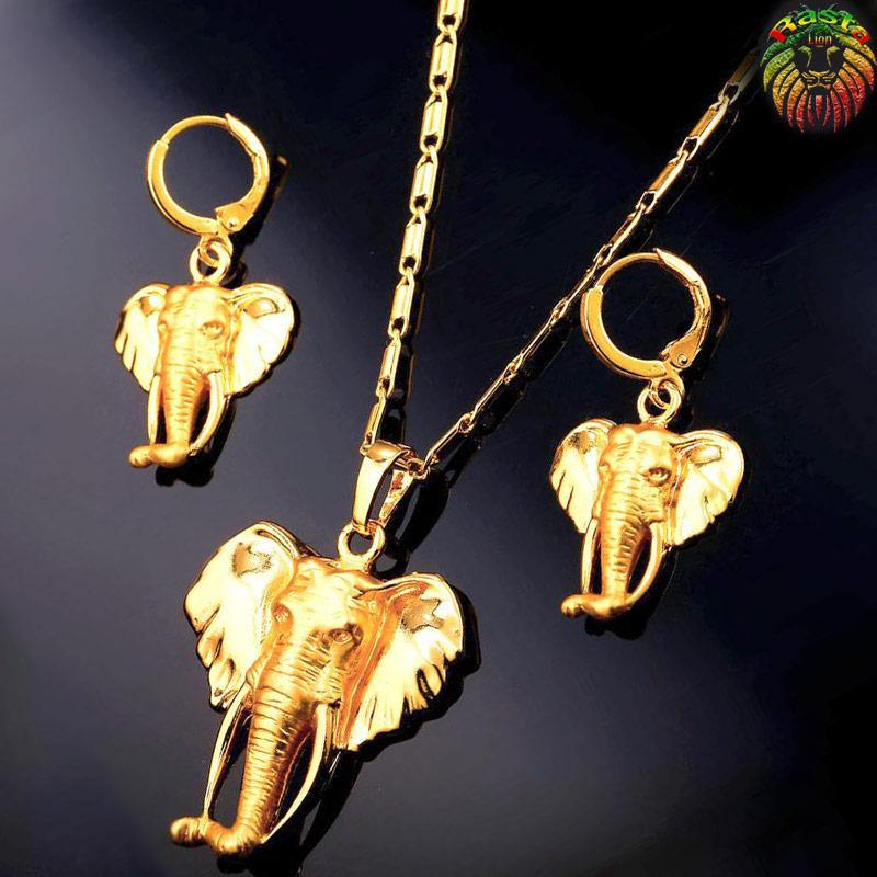 Pendentif Tête d'Éléphant | Rasta-Lion