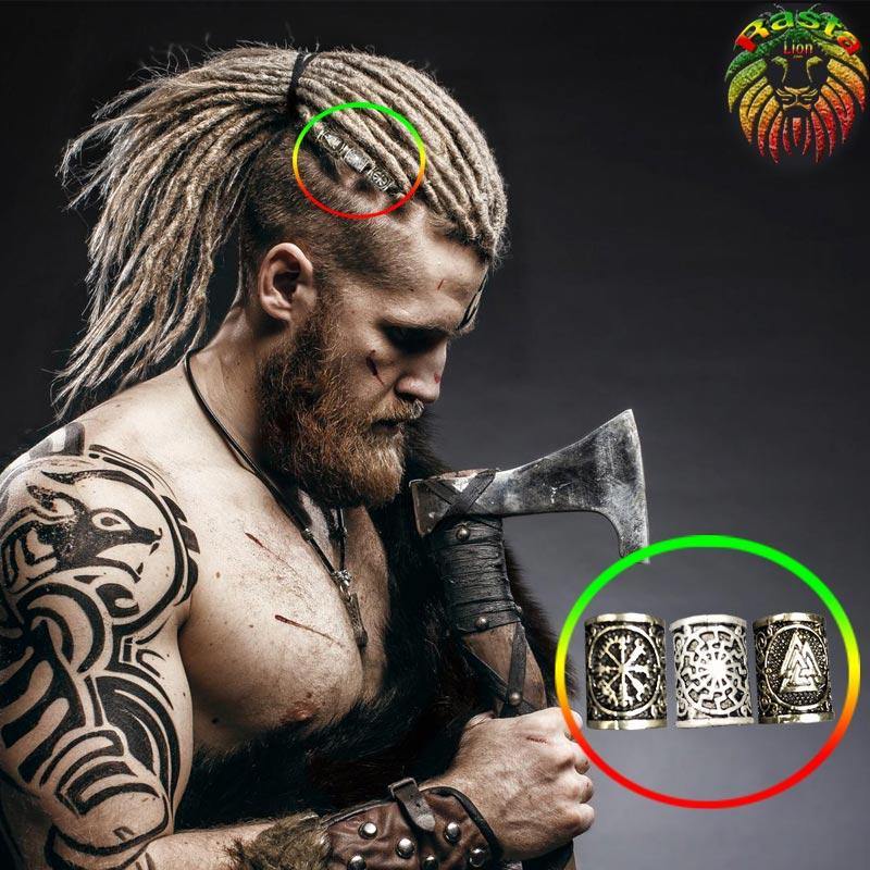 Perles Cheveux Viking (46 variantes) | Rasta Lion