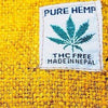 Besace à bandoulière avec décoration Pure Hemp | Rasta Lion