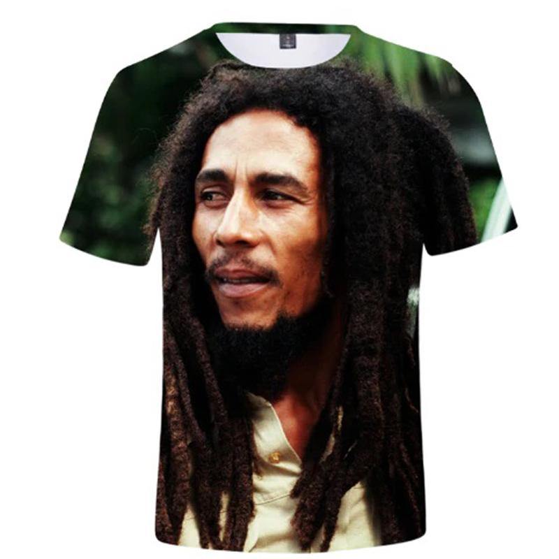 T-shirt Bob Marley "Réflexion" | Rasta-Lion