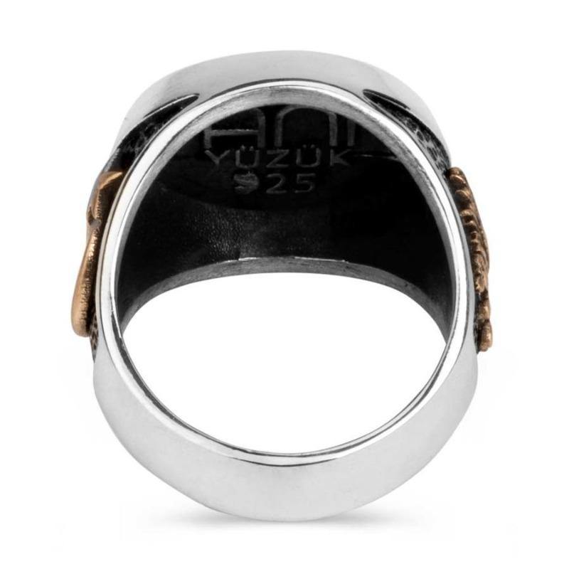 Bague sceau de Salomon vue de l'intérrieur | Rasta-Lion