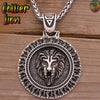 Collier pendentif Lion en Acier avec chaine | Rasta-Lion™ : Magasin Rasta en Ligne
