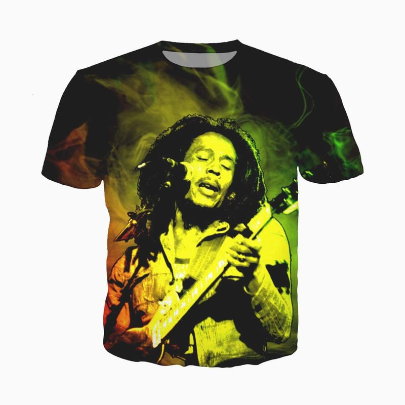 T-shirt Bob Marley Bonnes Vibrations | Rasta-Zion