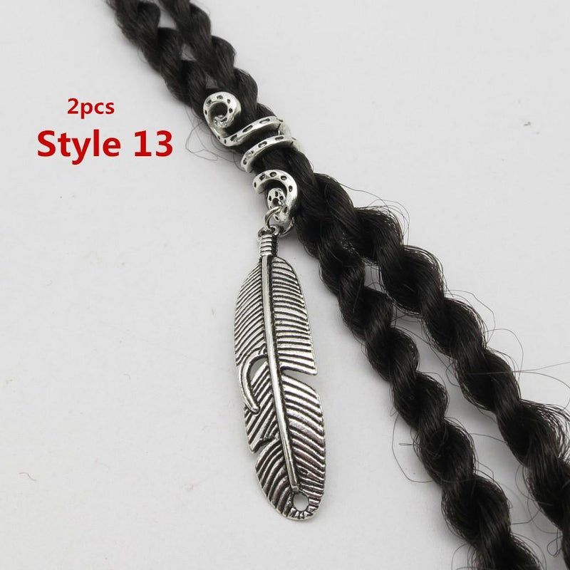 Bague Bijoux Dreadlocks Plume Sioux | Rasta-Lion