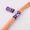 Dreadlocks Décoration Tissu violet et blanc | Rasta-Lion