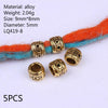 Bijoux dreadlocks 5 Pcs en bronze  | Rasta Lion