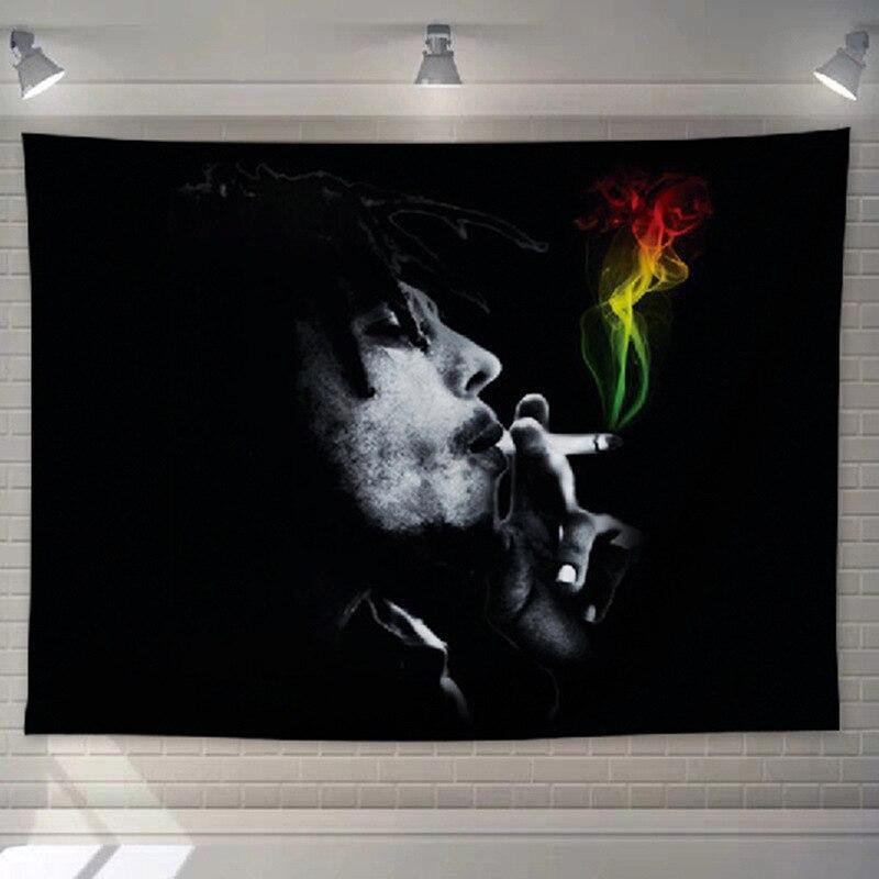 Tenture Rastafari de Bob Marley 6  | Rasta Lion