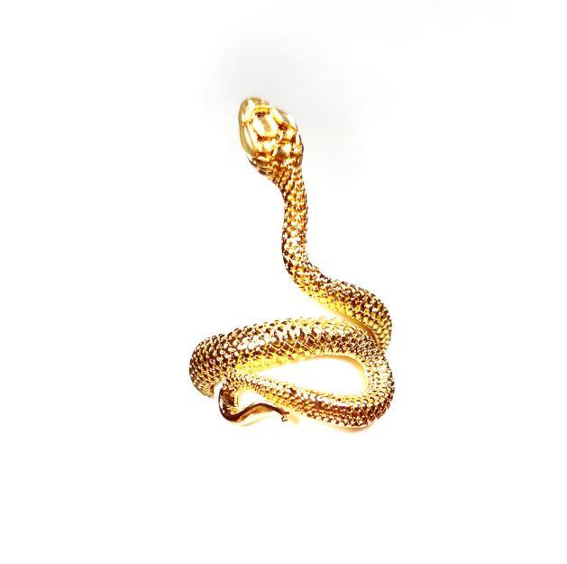 bague animaux serpent doré | Rasta Lion