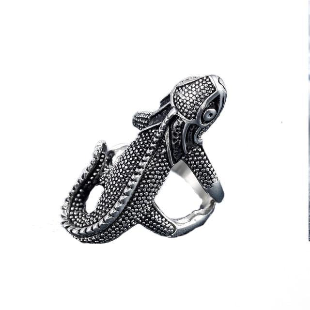 bague animaux lezard | Rasta Lion