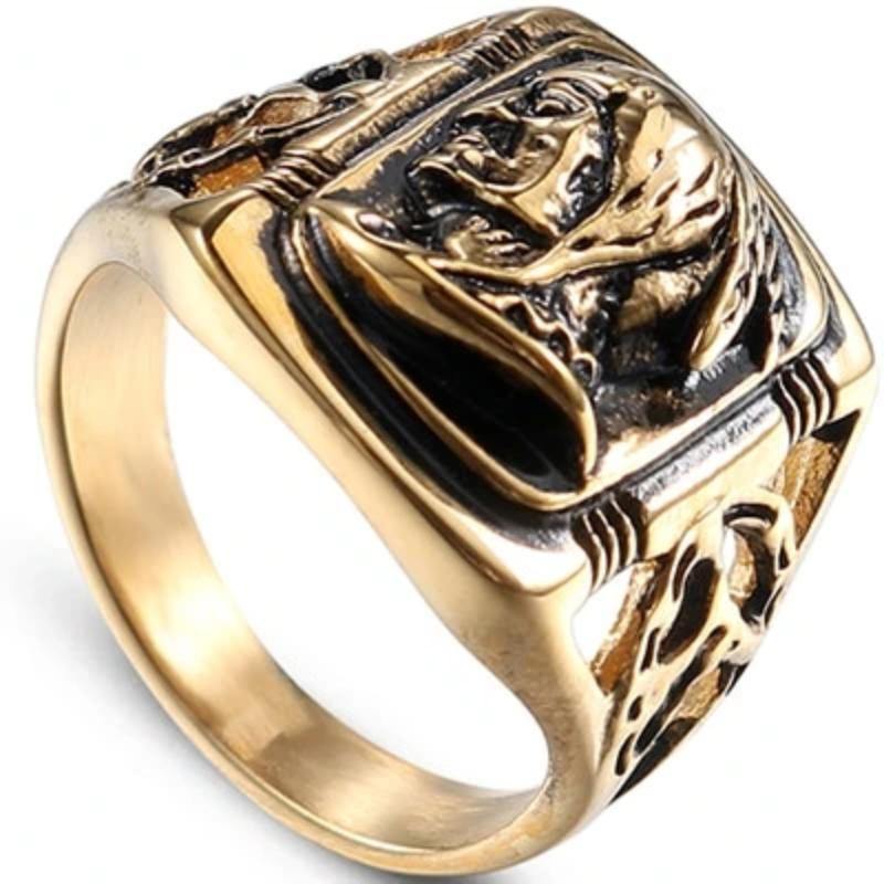 Bague rasta <br> Tête de Rasta. | Rasta-Zion™ : Magasin Rasta en Ligne
