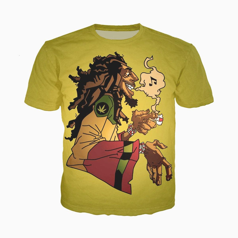 T-shirt Rasta fumeur | Rasta-Lion™
