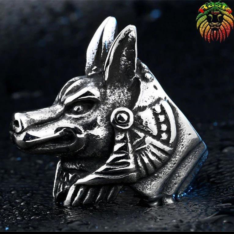 bague animaux Anubis | Rasta Lion