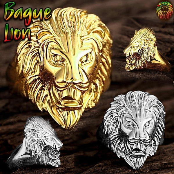 Bague Lion Homme | Rasta-Lion