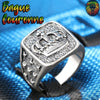 Bague Couronne Homme | Rasta-Lion