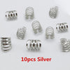 Bijou dreadlocks metal argenté 10 Pcs | Rasta Lion