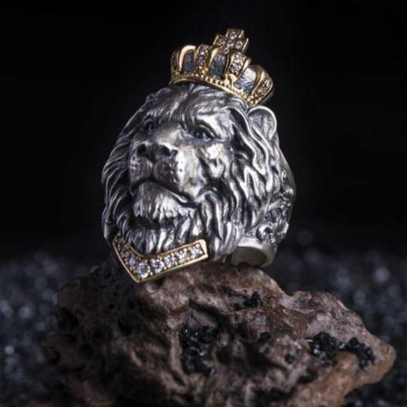 Magnifique Bague Tête de Lion | Rasta Lion