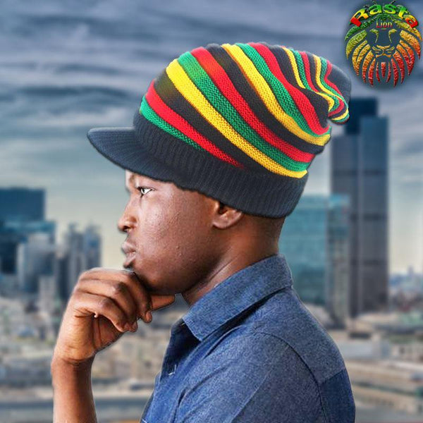 Bonnet Visiere Rasta (Unisex) | Rasta-Lion™ - La Boutique Rasta.