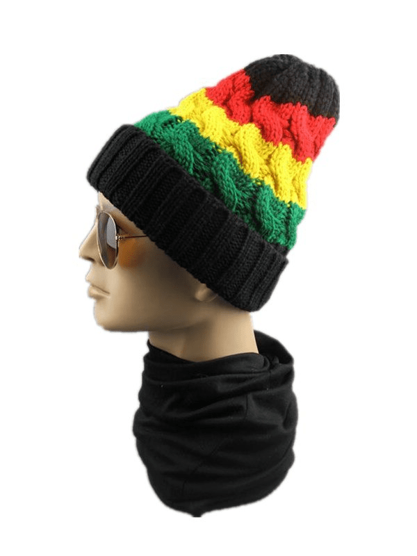 Bonnet Rasta Tricot de profile | Rasta-Lion - La Boutique Rasta.