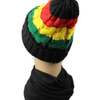 Bonnet Rasta Tricot de dos  | Rasta-Lion - La Boutique Rasta.