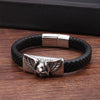 Bracelet Lion Cuir Ailles | Rasta-Lion
