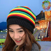 Bonnet A rayures Rasta long baggy  | Rasta Lion
