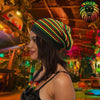 Bonnet Baggy à rayure | Rasta-Lion 