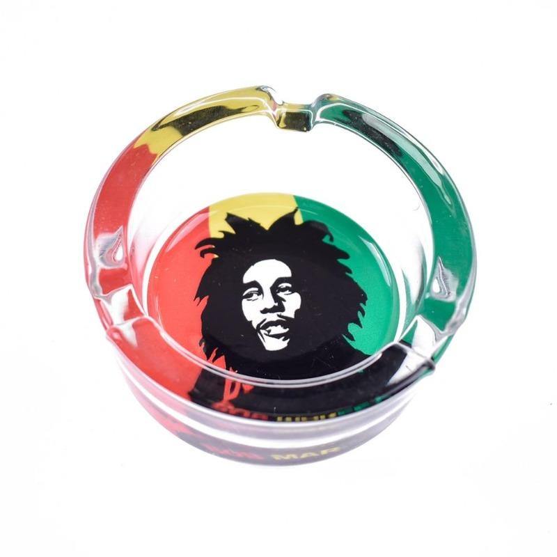 Cendrier Bob Marley avec couleurs rastas | Rasta-Lion