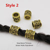 Tube dreadlocks 6.5 mm 5pcs                            Metal different styles viking hair braid dread beard dreadlock beads rings tube for women men accessories | Rasta-Lion™ : Magasin Rasta en Ligne