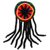 Bonnet Rasta avec dreadlocks vue de dos | Rasta Lion
