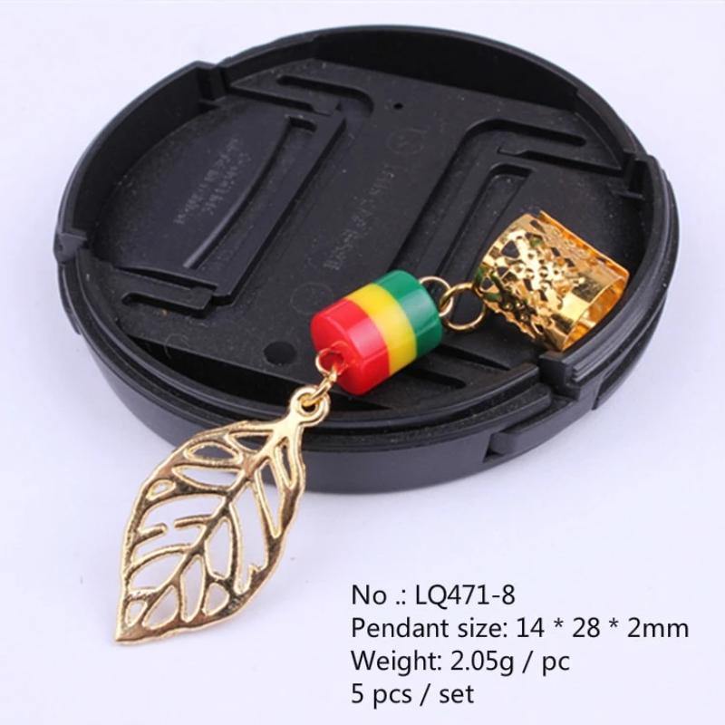 Bijou dreadlocks feuille d'arbre | Rasta-Lion