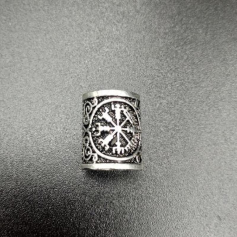 Perles Cheveux Viking Vegvisir | Rasta Lion