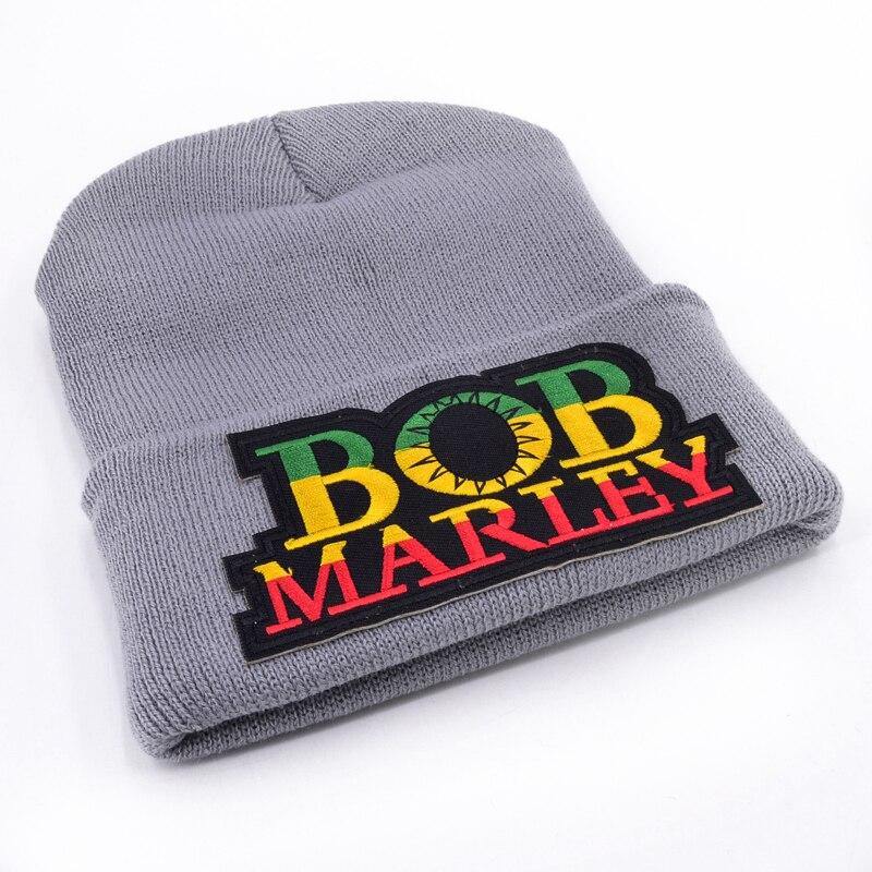 Bonnet Bob Marley Unisex, gris | Rasta-Lion™ - La Boutique Rasta.
