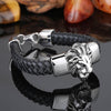 Bracelet Rasta Lion Métal et Cuire | Rasta-Lion™ : Magasin Rasta en Ligne