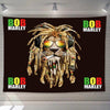 Tenture Rastafari Lion Rasta | Rasta Lion