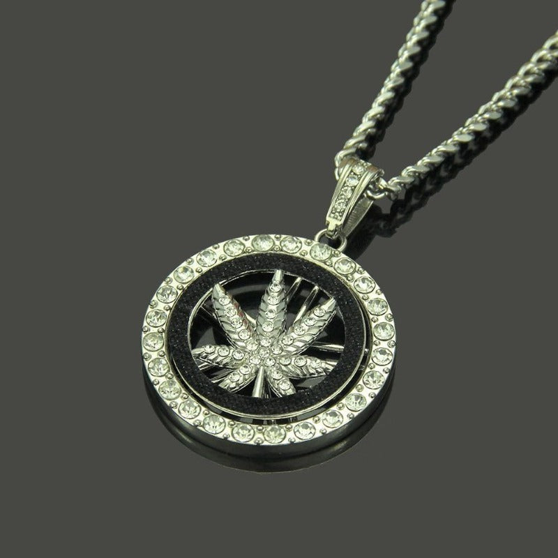 Collier Rasta feuille de Ganja | Rasta-Lion™ : Magasin Rasta en Ligne