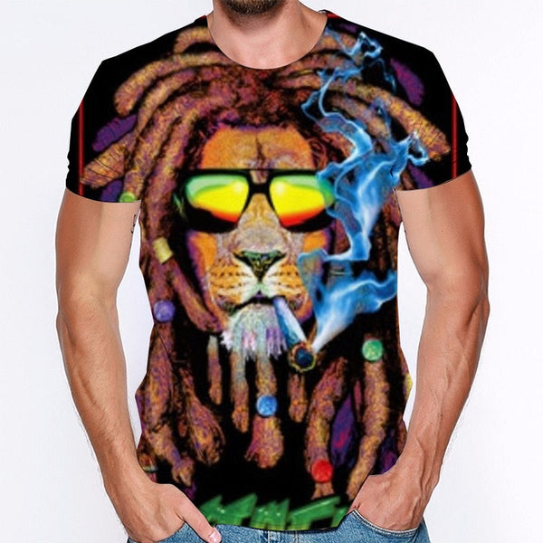 T-shirt Rasta  Lion Rasta