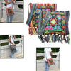 Sac ethnique brodé avec franges mixte | Rasta Zion