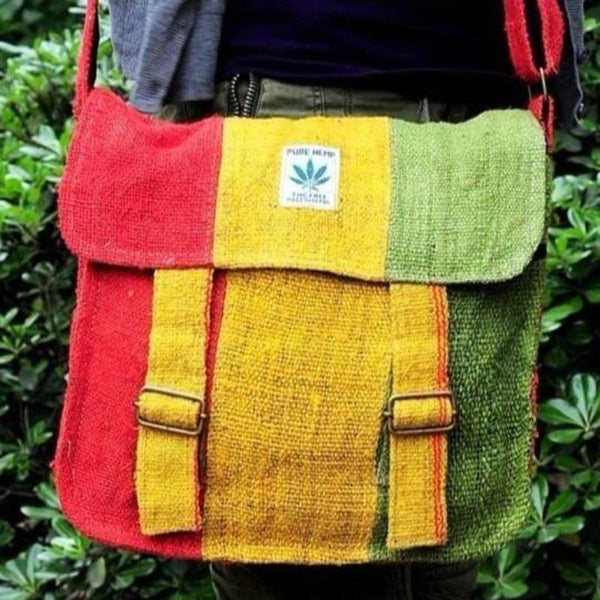 sac vert, jaune rouge rasta Besace à bandoulière | Rasta Lion